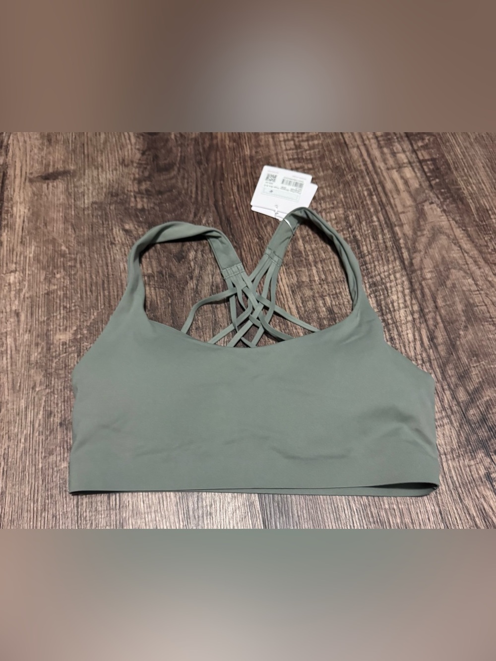 Lululemon FlexyFlex Strappy Yoga Bra - Willow Leaf
